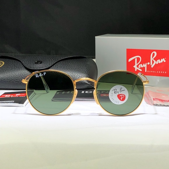 Ray-Ban Accessories - Rayban 50mm Round Polarized Sunglasses NWT